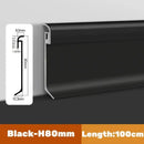 DecorBites™ LED Skirting Line Aluminum Profile for Stylish Backlighting, Stair Lighting & Wall Trim