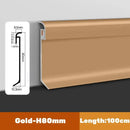 DecorBites™ LED Skirting Line Aluminum Profiles Baseboard Corner Wall Decor - Stair Bar Strip Light