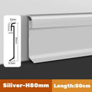DecorBites™ LED Skirting Line Aluminum Profiles Baseboard Corner Wall Decor - Stair Bar Strip Light