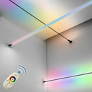 DecorBites™ LED Skyline Steel Pendant Lights: Minimalist Linear Design for Modern Living Room