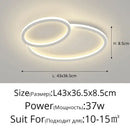 Modern cloud white decorbites led smart chandelier bedroom light