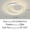 Modern cloud white decorbites led smart chandelier bedroom light