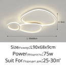 Modern cloud white decorbites led smart chandelier bedroom light