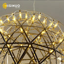 DecorBites™ LED Spark Ball Chandelier Fireworks Pendant Light - Modern Luxury Stainless Steel