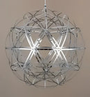 Modern golden led spark ball pendant light for living room