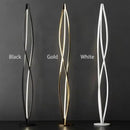 DecorBites™ LED Spiral Aluminu Chandelier - Modern Decor for Home, Office, and Dining Areas