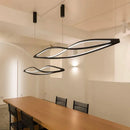 DecorBites™ LED Spiral Aluminu Chandelier - Modern Decor for Home, Office, and Dining Areas