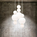 DecorBites™ LED Spiral Ball Pendant: Modern Nordic Art Decor Lighting for Bedroom/Kitchen/Dining Room
