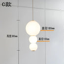 DecorBites™ LED Spiral Ball Pendant: Modern Nordic Art Decor Lighting for Bedroom/Kitchen/Dining Room