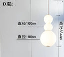 DecorBites™ LED Spiral Ball Pendant: Modern Nordic Art Decor Lighting for Bedroom/Kitchen/Dining Room