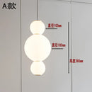 DecorBites™ LED Spiral Ball Pendant: Modern Nordic Art Decor Lighting for Bedroom/Kitchen/Dining Room