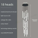 DecorBites™ LED Spiral Ceiling Chandelier for Home Lighting