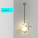 DecorBites™ LED Spiral Pendant Lights Chandelier for Living Room Bedroom Lighting
