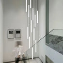DecorBites™ LED Spiral Staircase Ceiling Chandelier