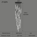 DecorBites™ LED Spiral Staircase Chandelier for Home Decoration