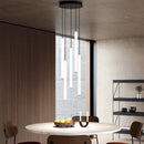 DecorBites™ LED Spiral Staircase Chandelier for Home