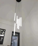 DecorBites™ LED Spiral Staircase Chandelier - Modern Home Lighting