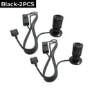 Modern black usb led spotlight showcase and cabinet light
