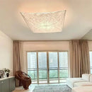 DecorBites™ LED Square Fabric Wall Lamp | Minimalist Design for Living Room, Bedroom, Corridor