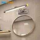 Gold stainless steel led wall lamp bathroom picture light