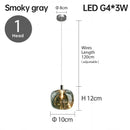 DecorBites™ LED Stair Chandelier: Luxury Amber/Crystal Indoor Lighting Fixture