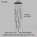 DecorBites™ LED Staircase Branch Chandelier for Modern Living & Dining Rooms