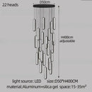 DecorBites™ LED Staircase Branch Chandelier for Modern Living & Dining Rooms
