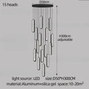 DecorBites™ LED Staircase Branch Chandelier for Modern Living & Dining Rooms