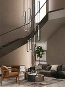 DecorBites™ LED Staircase Branch Chandelier for Modern Living & Dining Rooms