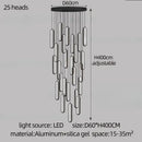 DecorBites™ LED Staircase Branch Chandelier for Modern Living & Dining Rooms