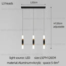 Modern black & gold led staircase chandelier staircase pendant light