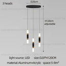 Modern black & gold led staircase chandelier staircase pendant light