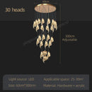 DecorBites™ LED Staircase Chandelier: Modern Loft Lighting Fixture for Living & Dining Room