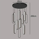 DecorBites™ LED Staircase Chandeliers | Modern Pendant Light for Living Room