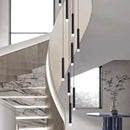 DecorBites™ LED Staircase Chandeliers: Modern Pendant Light Lamps for Living Room Decor