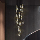 DecorBites™ LED Staircase Chandeliers Pendant Light for Living Room Modern Indoor Lighting