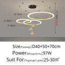 DecorBites™ LED Star Chandelier for Modern Living Room Bedroom Decor