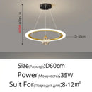 DecorBites™ LED Star Chandelier for Modern Living Room Bedroom Decor