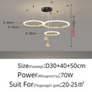 DecorBites™ LED Star Chandelier for Modern Living Room Bedroom Decor