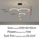 DecorBites™ LED Star Chandelier for Modern Living Room Bedroom Decor