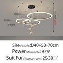 DecorBites™ LED Star Chandelier for Modern Living Room Bedroom Decor