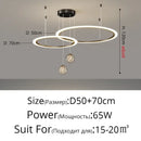 DecorBites™ LED Star Chandelier for Modern Living Room Bedroom Decor