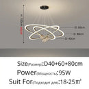DecorBites™ LED Star Chandelier for Modern Living Room Bedroom Decor