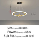 DecorBites™ LED Star Chandelier for Modern Living Room Bedroom Decor