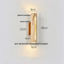 DecorBites™ LED Stone Clock Wall Lamp Sconce, Modern Nordic Yellow Cave Bathroom Mirror Light