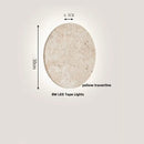 DecorBites™ LED Stone Clock Wall Lamp Sconce, Modern Nordic Yellow Cave Bathroom Mirror Light