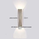 DecorBites™ LED Stone Clock Wall Lamp Sconce, Modern Nordic Yellow Cave Bathroom Mirror Light