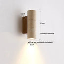 DecorBites™ LED Stone Clock Wall Lamp Sconce, Modern Nordic Yellow Cave Bathroom Mirror Light