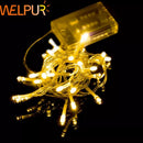 DecorBites™ LED String Lights: Battery Operated & Waterproof for Holiday Parties & Weddings