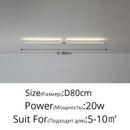 DecorBites™ LED Strip Ceiling Light: Sleek Modern Design for Home Lighting Ambiance